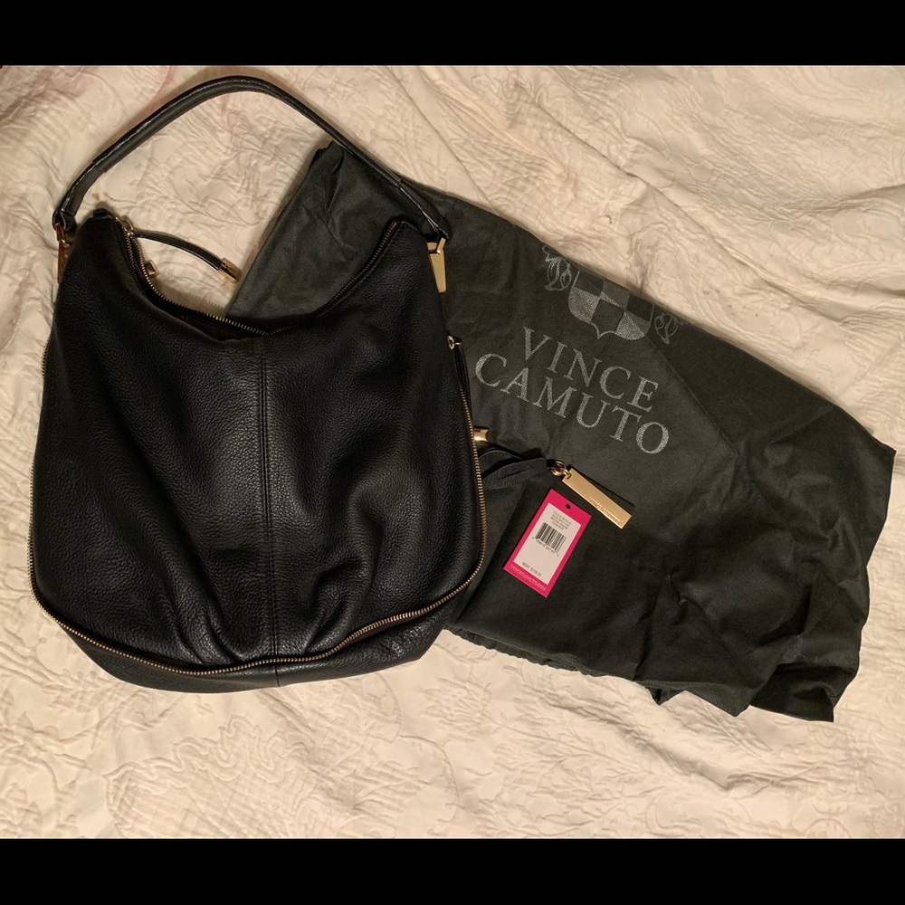 Vince Camuto leather hobo bag